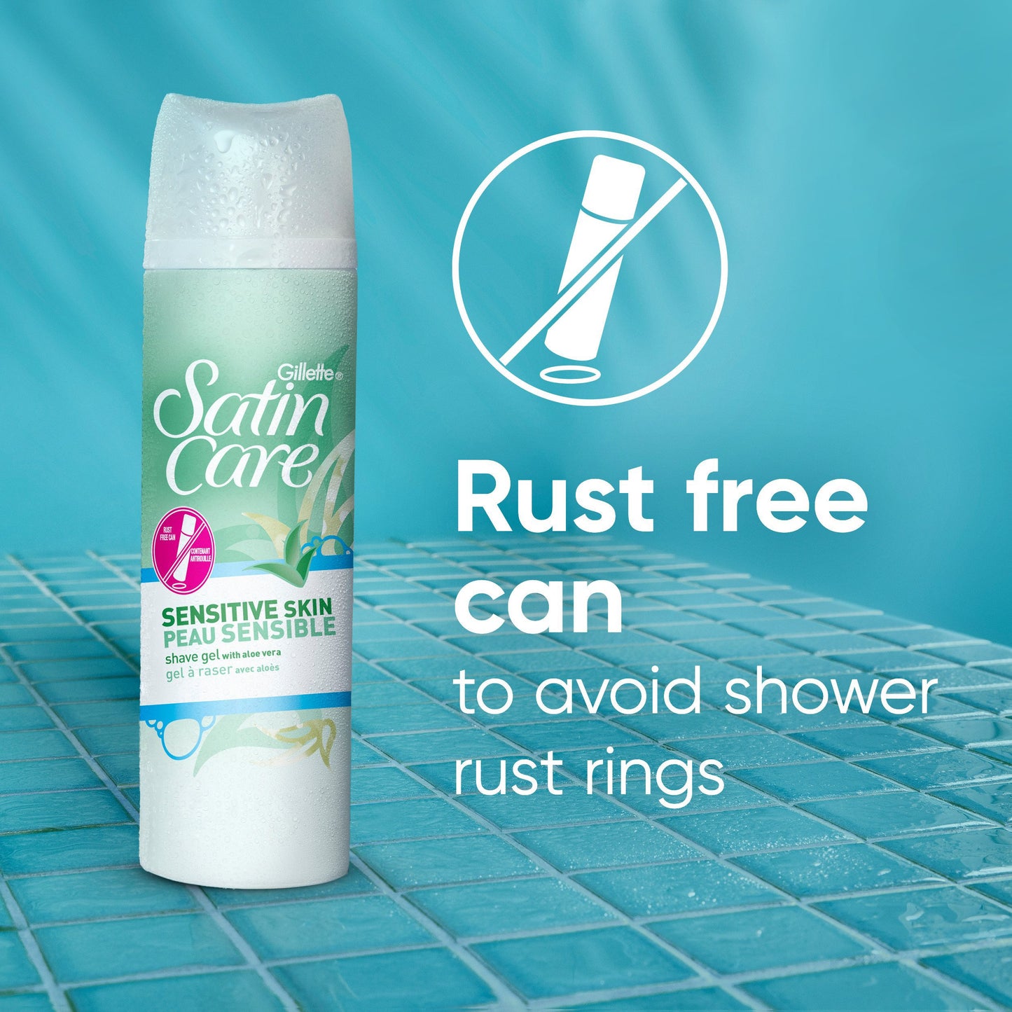 Gillette Satin Care Shave Gel - Sensitive Skin