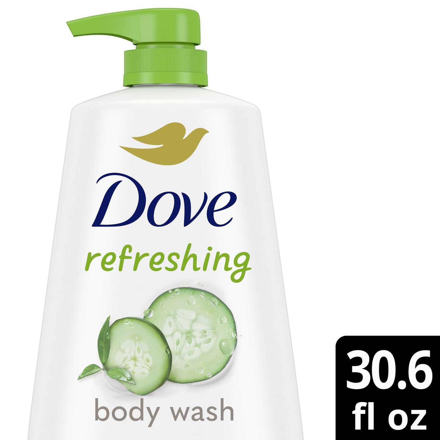 Dove Refreshing Body Wash with Pump - Cucumber & Green Tea