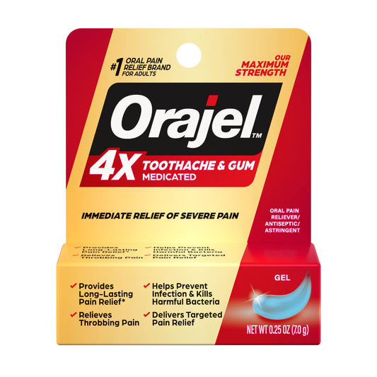 Orajel Severe Triple Medicated Fast - Acting Gel