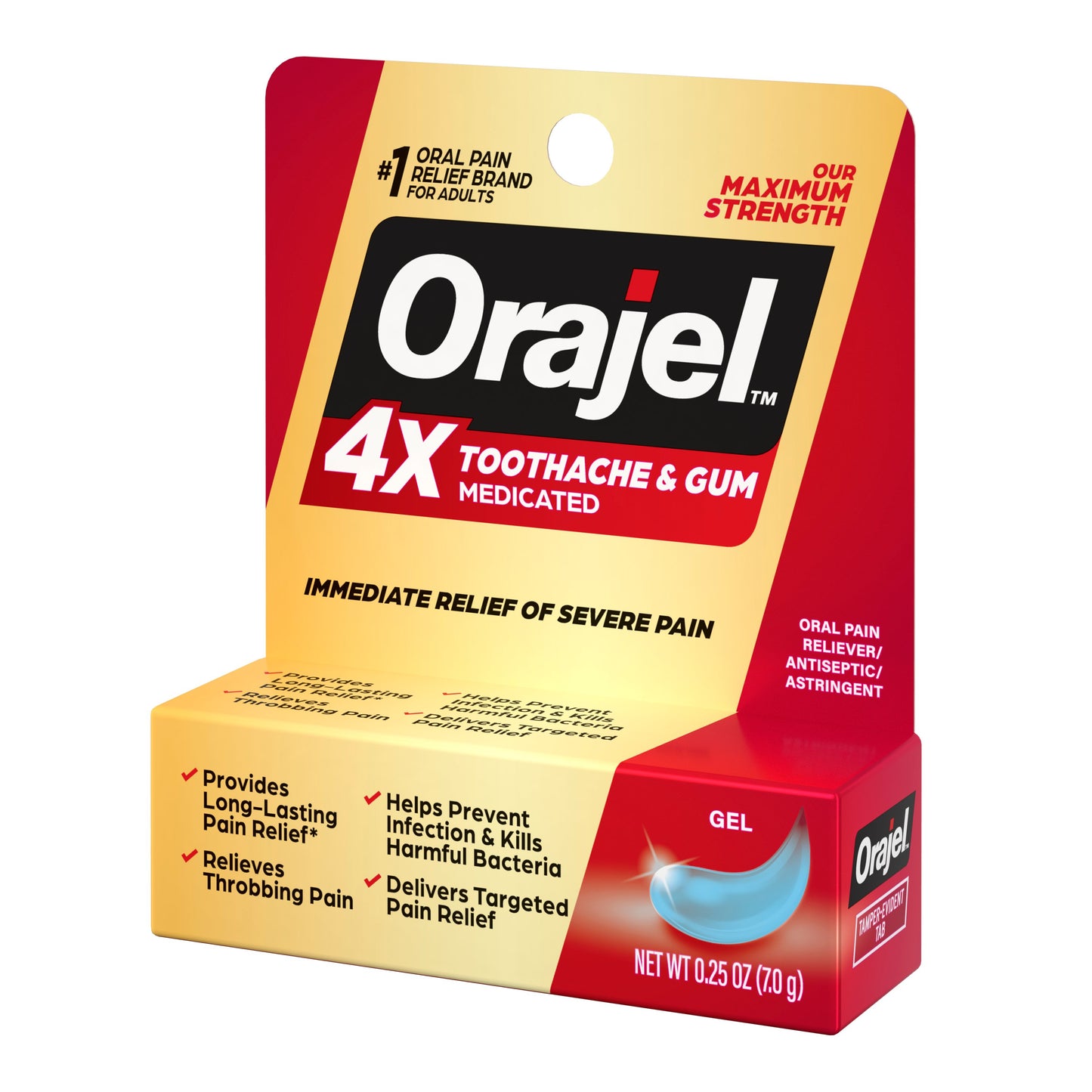 Orajel Severe Triple Medicated Fast - Acting Gel