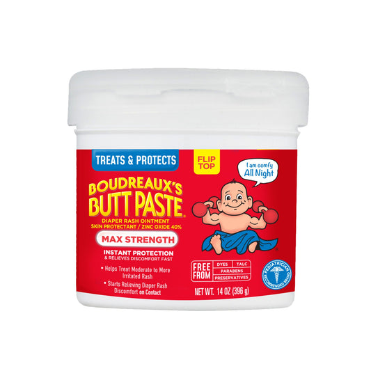 Boudreaux's Butt Paste Maximum Strength Diaper Rash Cream Ointment