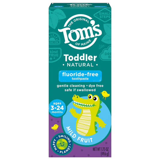 Tom's of Maine Toddler Fluoride - Free Training Toothpaste