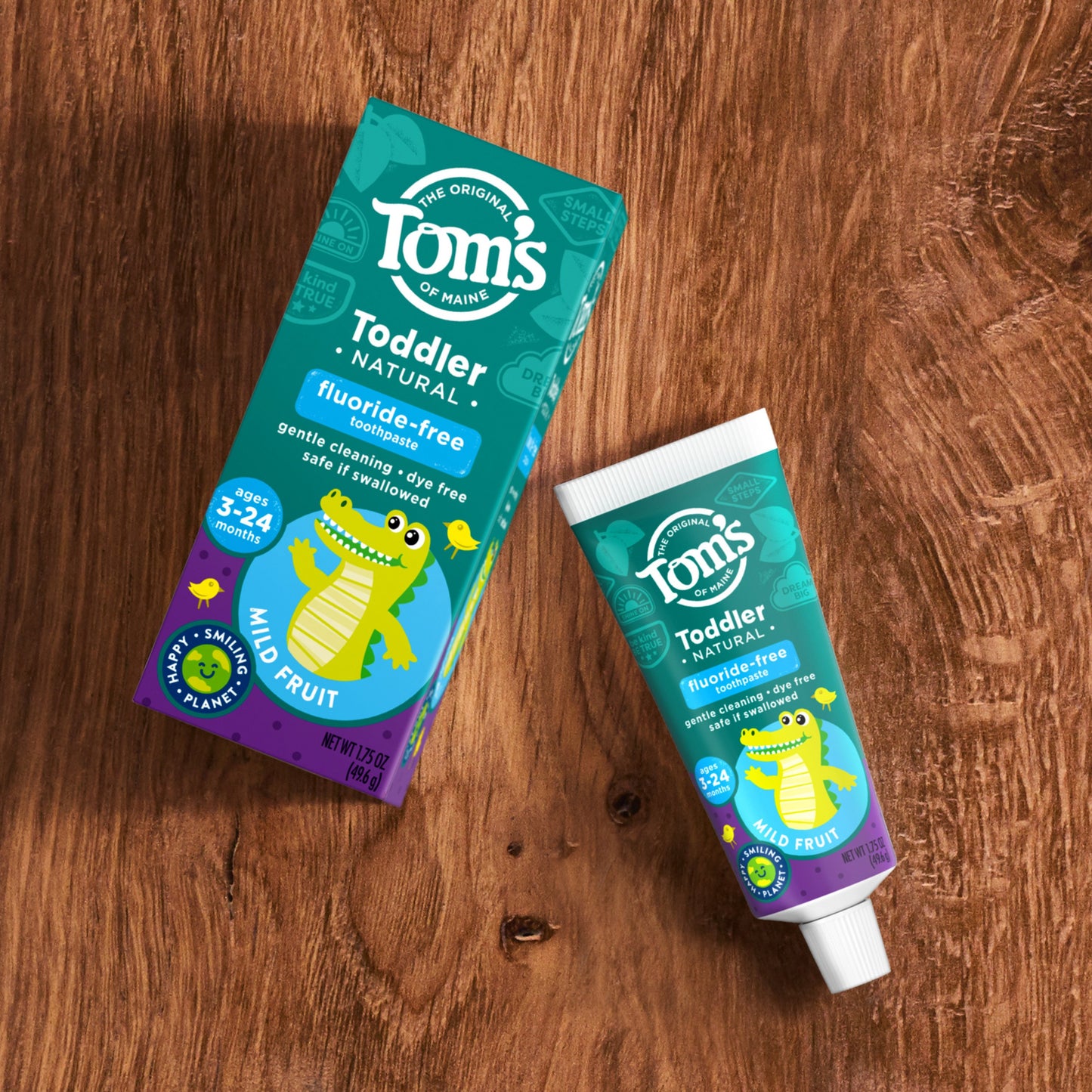 Tom's of Maine Toddler Fluoride - Free Training Toothpaste