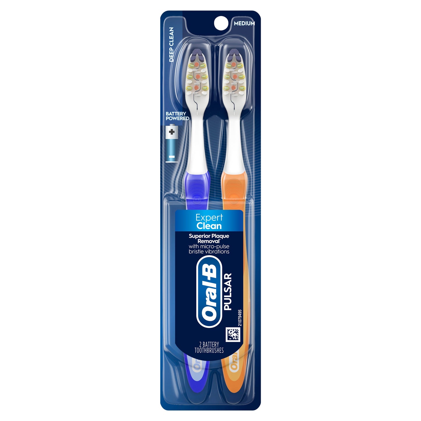 Oral-B Pulsar Expert Clean Battery Toothbrushes Medium