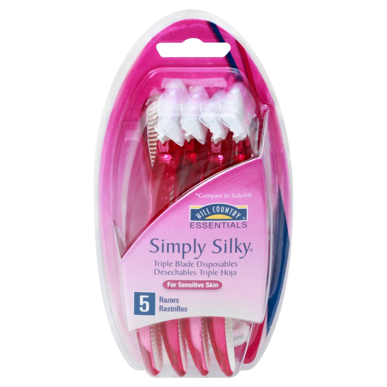 Hill Country Essentials Simply Silky Triple Blade Disposable Razors For Women