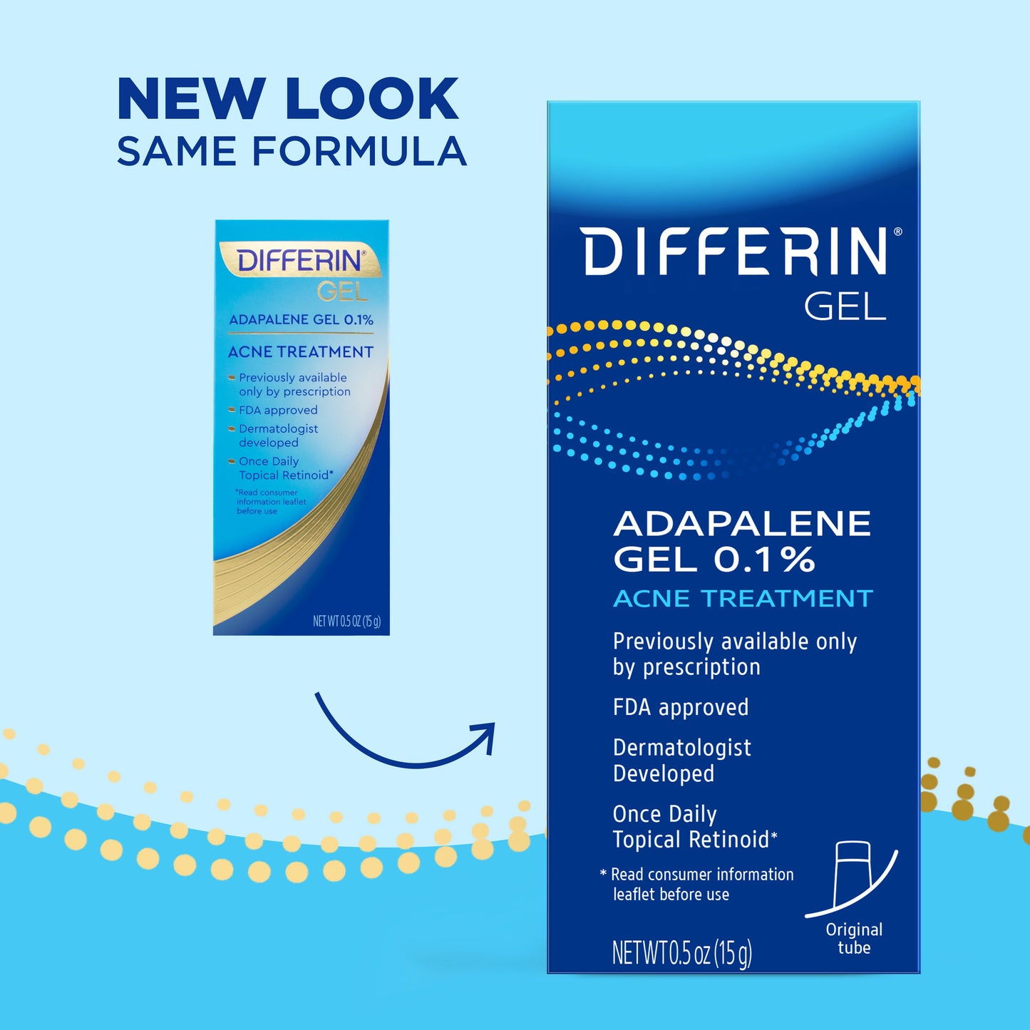 Differin Gel Acne Treatment 0.1% Adapalene