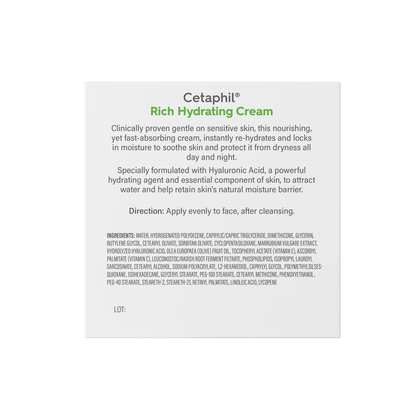 Cetaphil Rich Hydrating Night Cream