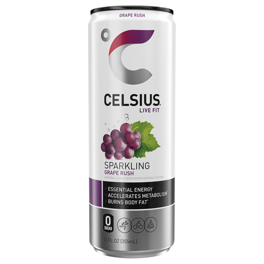 Celsius Zero Sugar Sparkling Energy Drink - Grape Rush