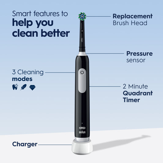 Oral-B Pro 1000 Rechargeable Toothbrush - Black