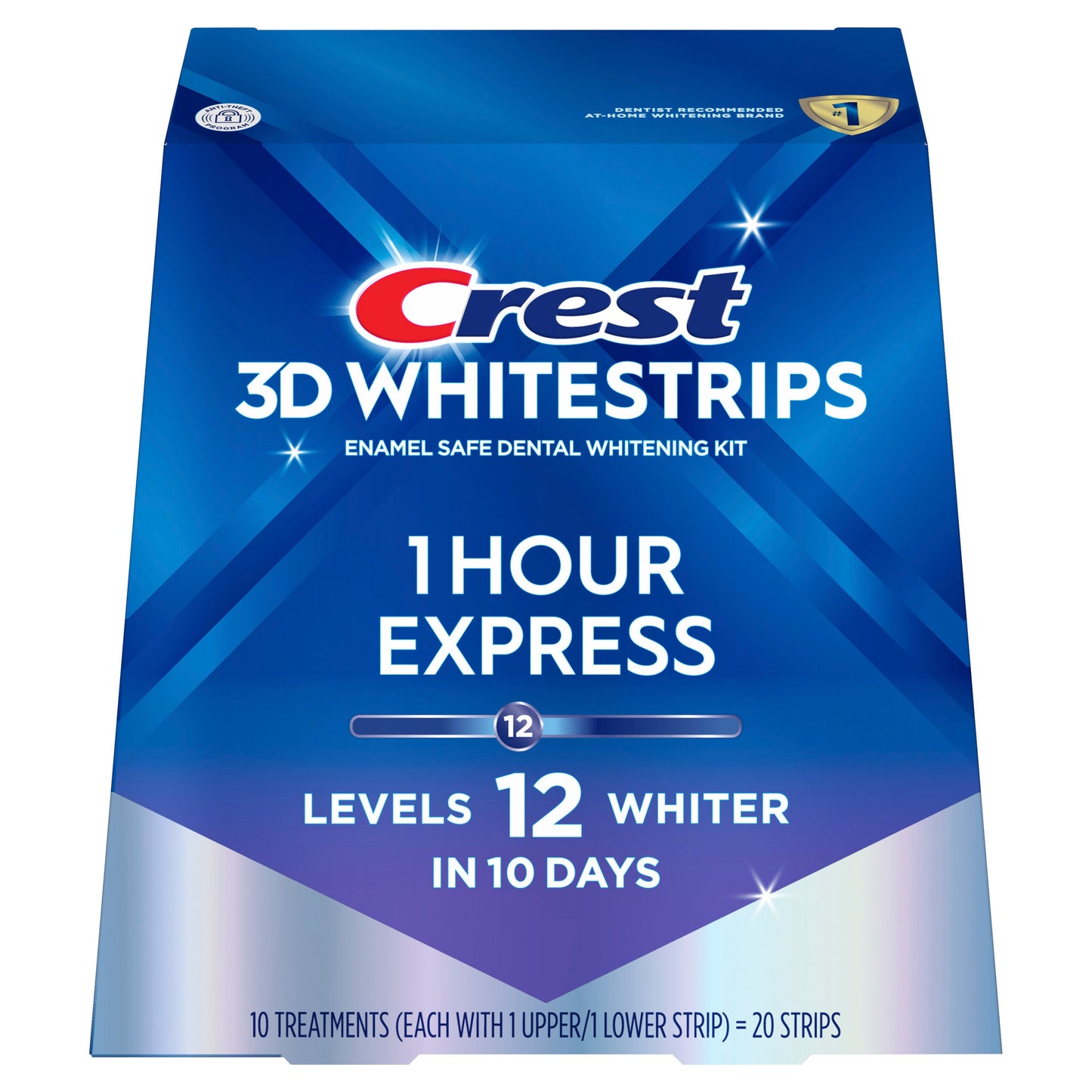 Crest 3D White Whitestrips 1 Hour Express Teeth Whitening Kit