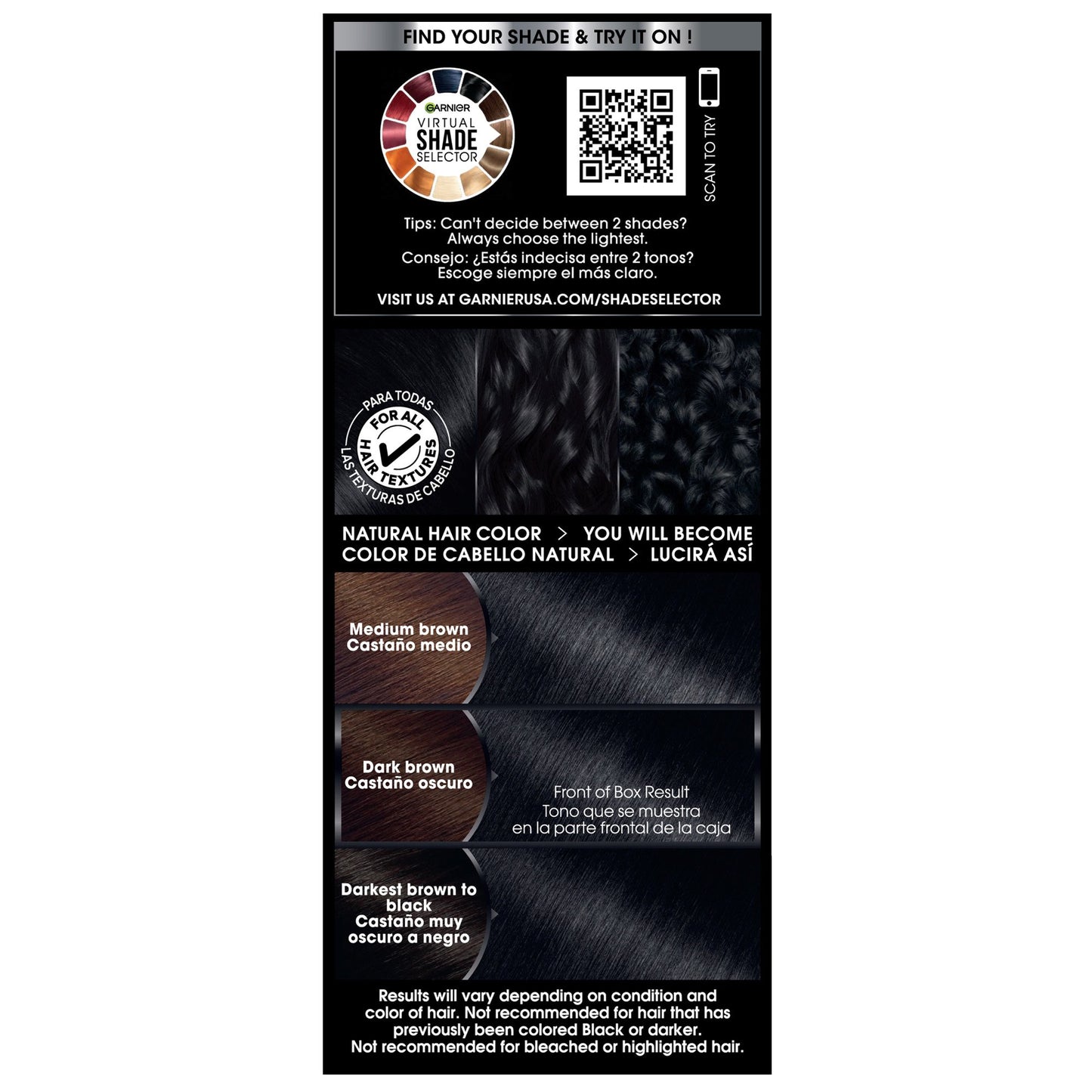 Garnier Olia Oil Powered Ammonia Free Permanent Hair Color 2.11 Platinum Black