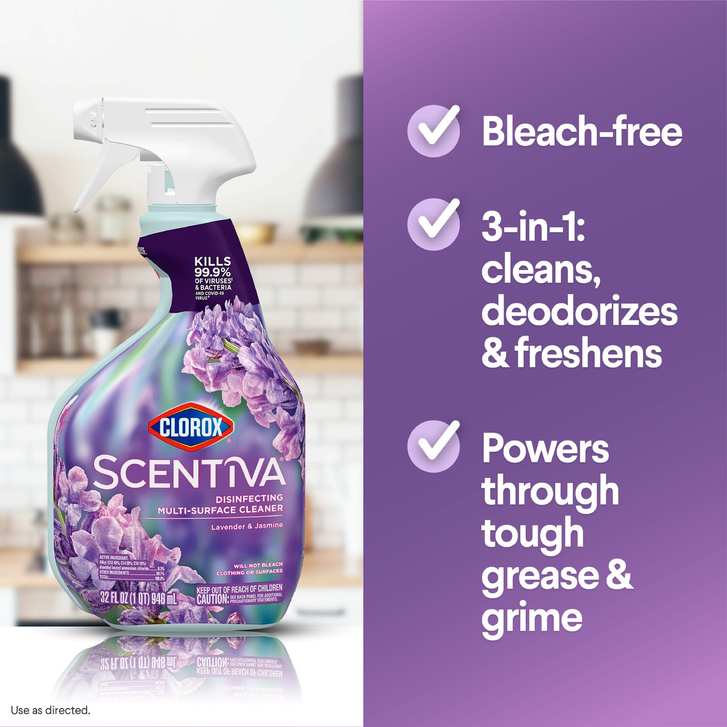 Clorox Scentiva Lavender & Jasmine Multi-Surface Cleaner Spray