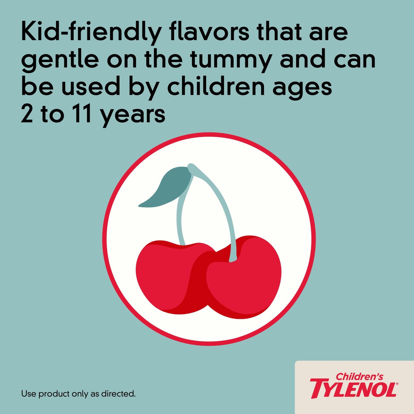 Tylenol Children's Pain + Fever Dye-Free Medicine - Cherry