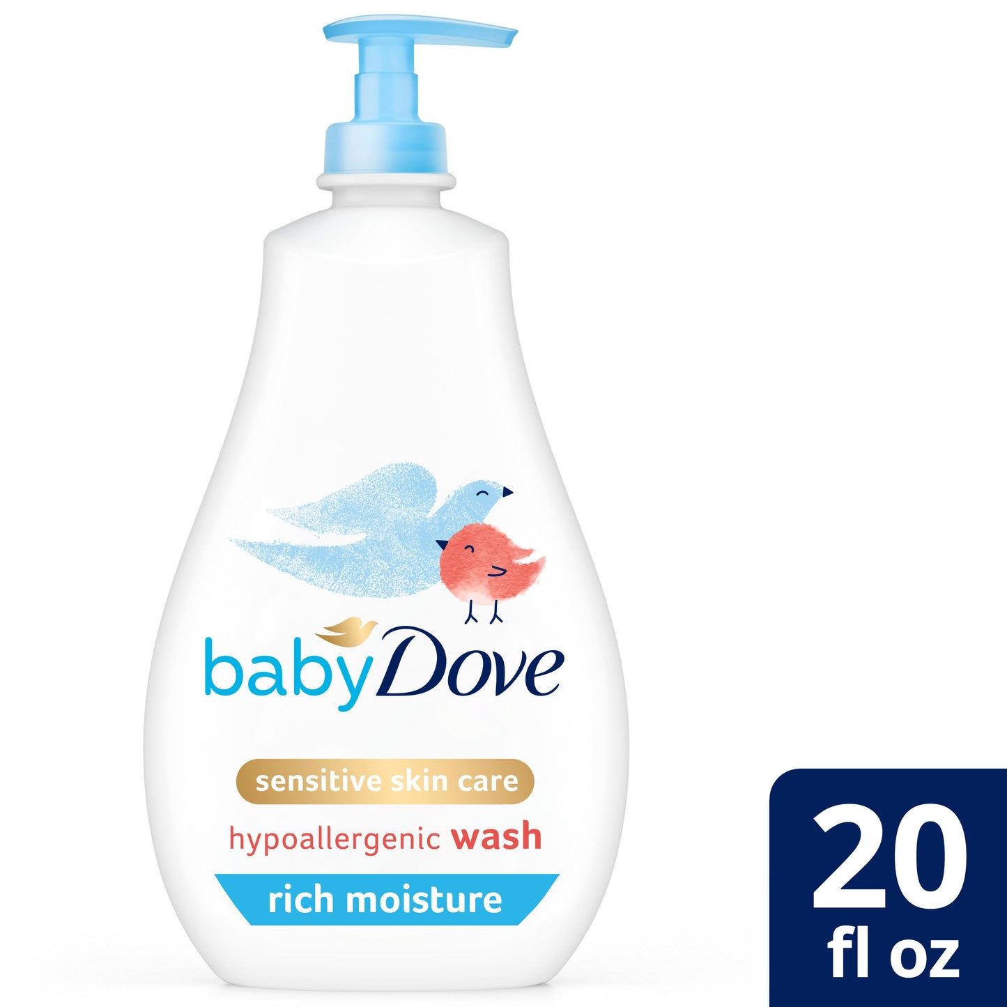 Baby Dove Sensitive Skin Care Baby Wash Rich Moisture