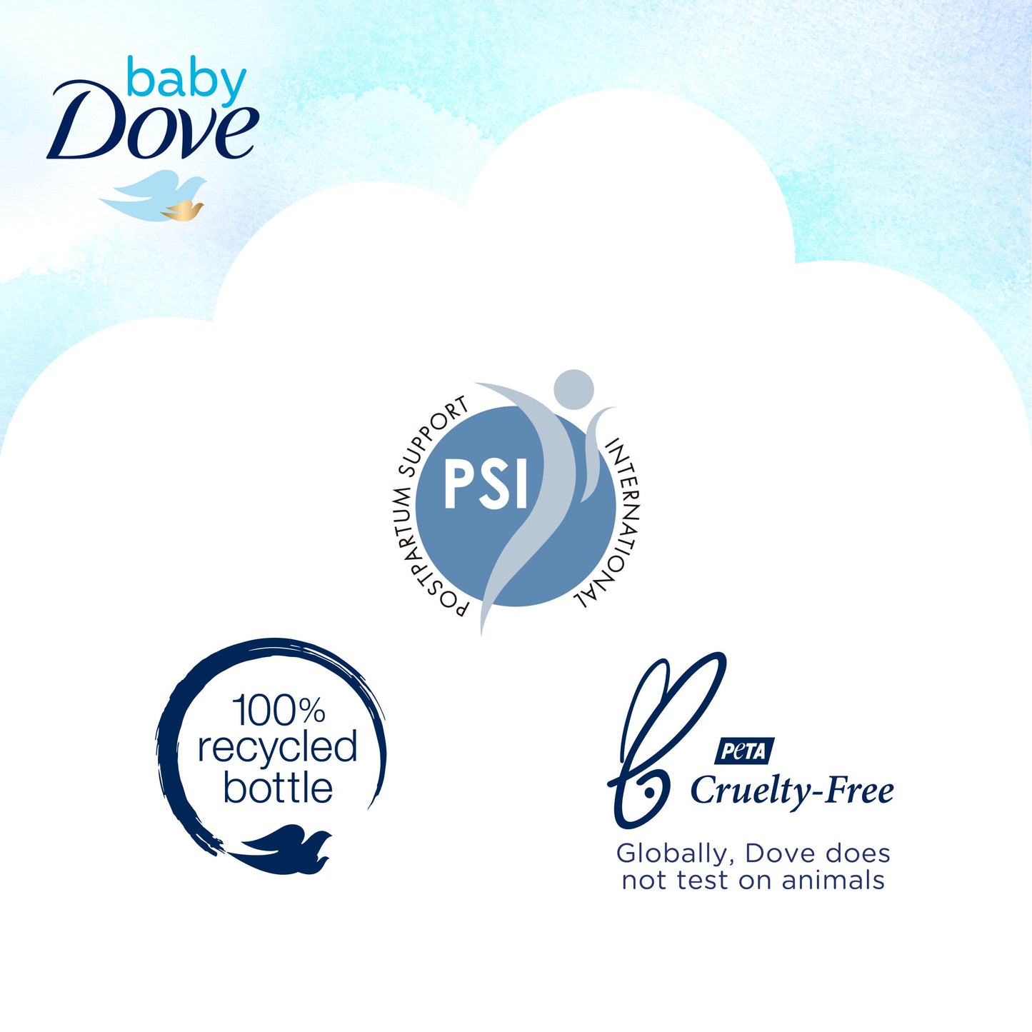 Baby Dove Sensitive Skin Care Baby Wash Rich Moisture