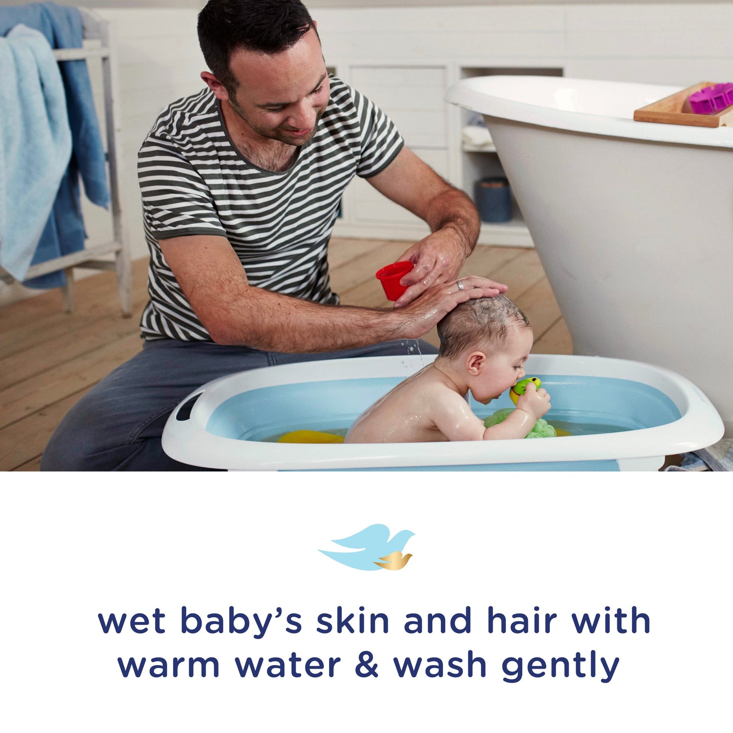 Baby Dove Sensitive Skin Care Baby Wash Rich Moisture