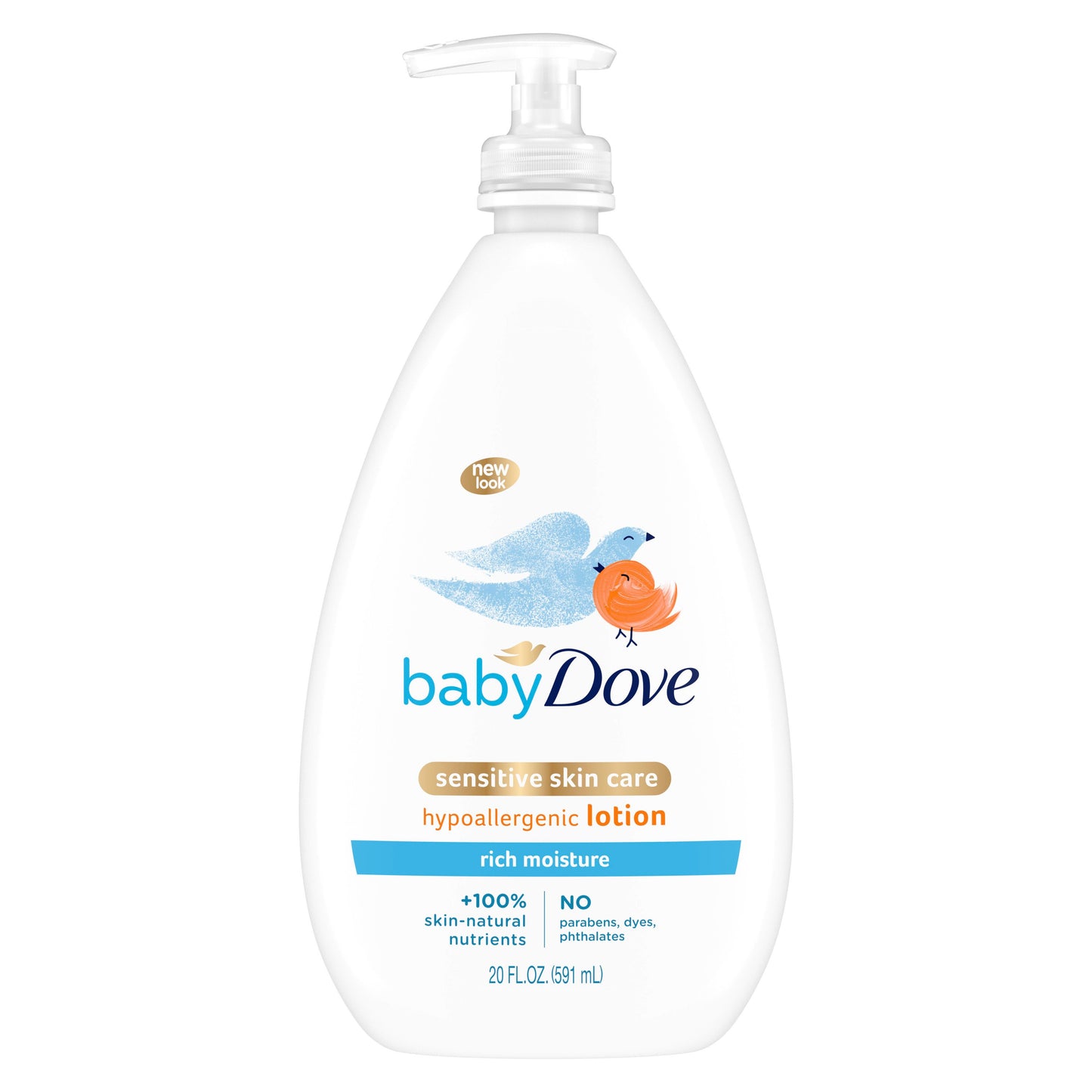 Baby Dove Sensitive Skin Care Rich Moisture Body Lotion