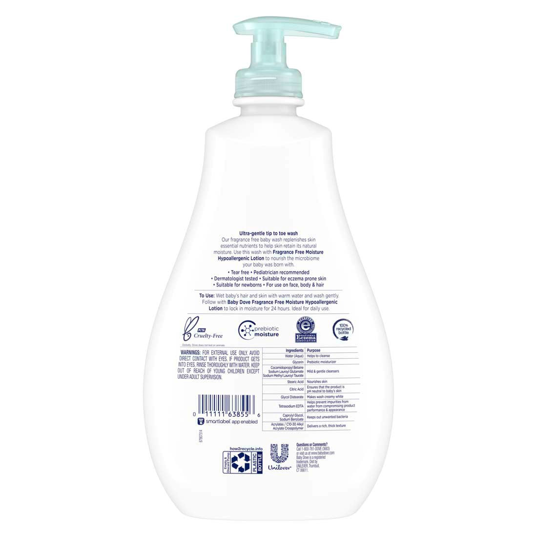Baby Dove Sensitive Moisture Tip to Toe  Wash