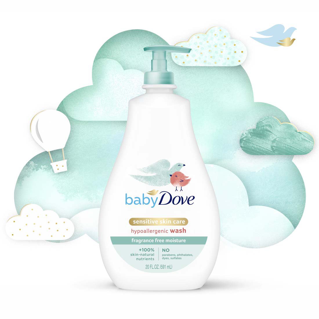 Baby Dove Sensitive Moisture Tip to Toe  Wash