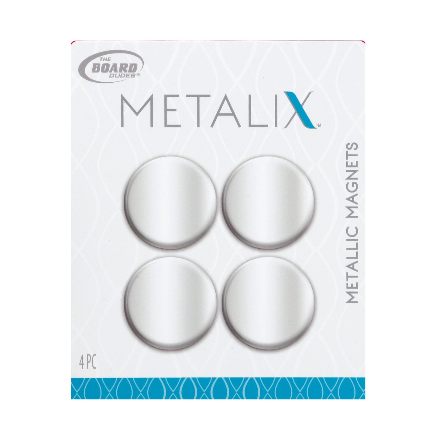 The Board Dudes Metalix Silver Magnets