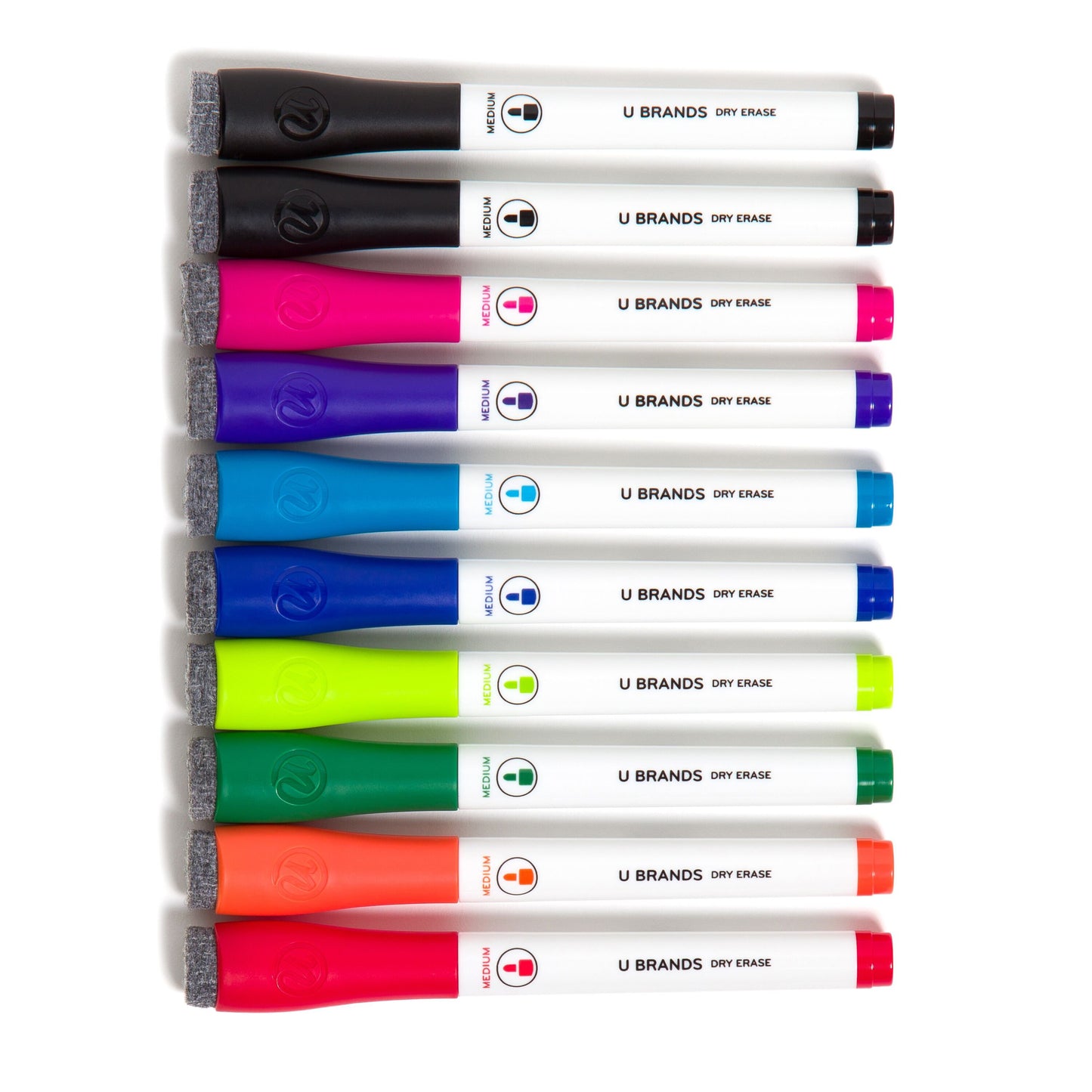 U Brands Medium Point Dry Erase Markers - Assorted Ink