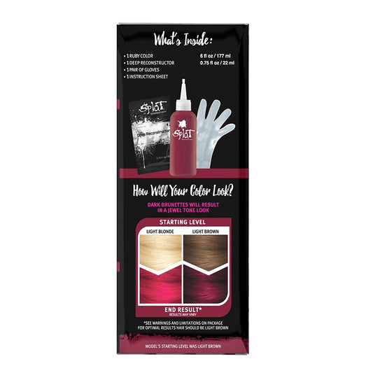 Splat Rebellious Colors Midnight Ruby Hair Color Kit