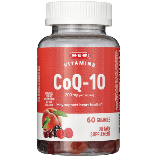 H-E-B Vitamins Co Q-10 200 mg Gummies - Mixed Berry