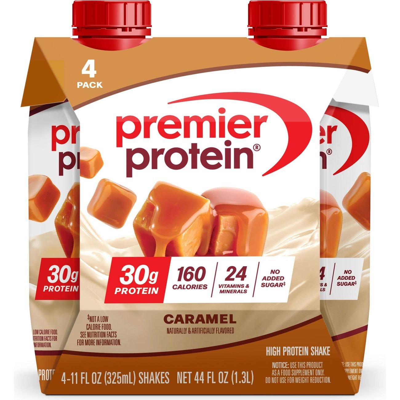 Premier Protein 30g Protein Shakes 4 pk Bottles - Caramel