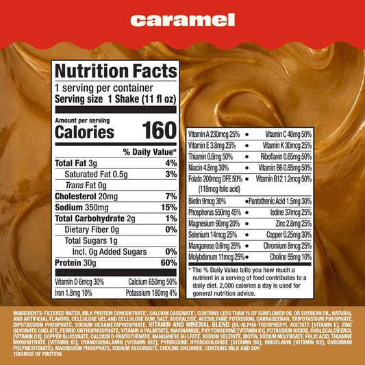 Premier Protein 30g Protein Shakes 4 pk Bottles - Caramel