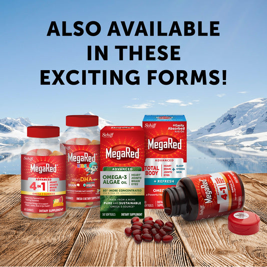 MegaRed 350mg Superior Omega-3 Krill Oil