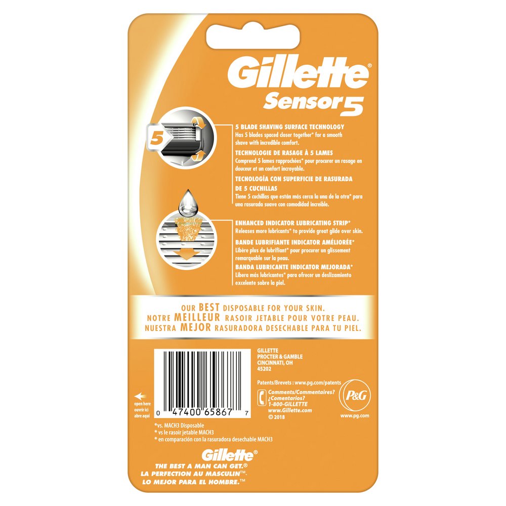 Gillette Sensor5 Disposable Razors