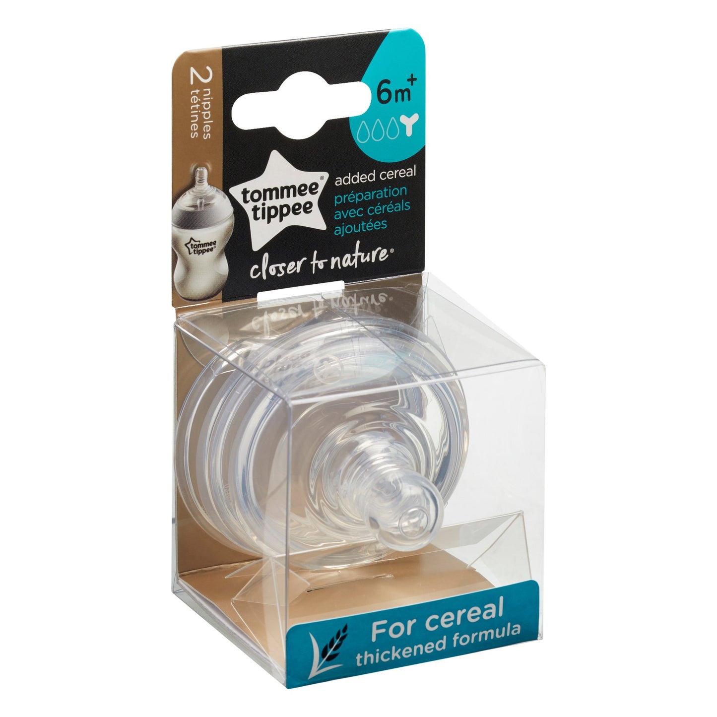 Tommee Tippee Nipples For Cereal 6M