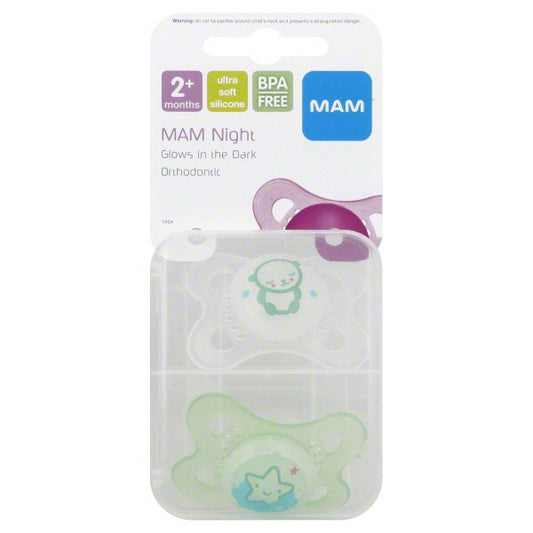 MAM Nighttime Pacifiers (2+ Months) - Glows In The Dark