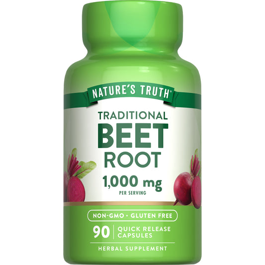Nature's Truth Beet Root 1000mg Quick-Release Capsules