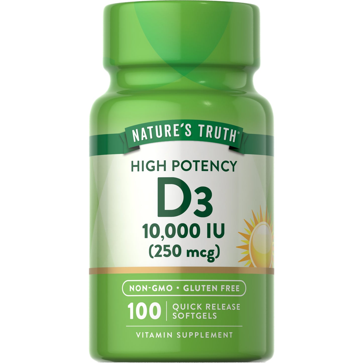 Nature's Truth Vitamin D3 Softgels - 10,000 IU