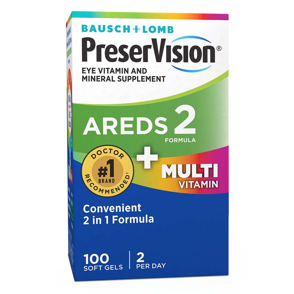 Bausch & Lomb PreserVision AREDS 2 Formula + MultiVitamin Softgels