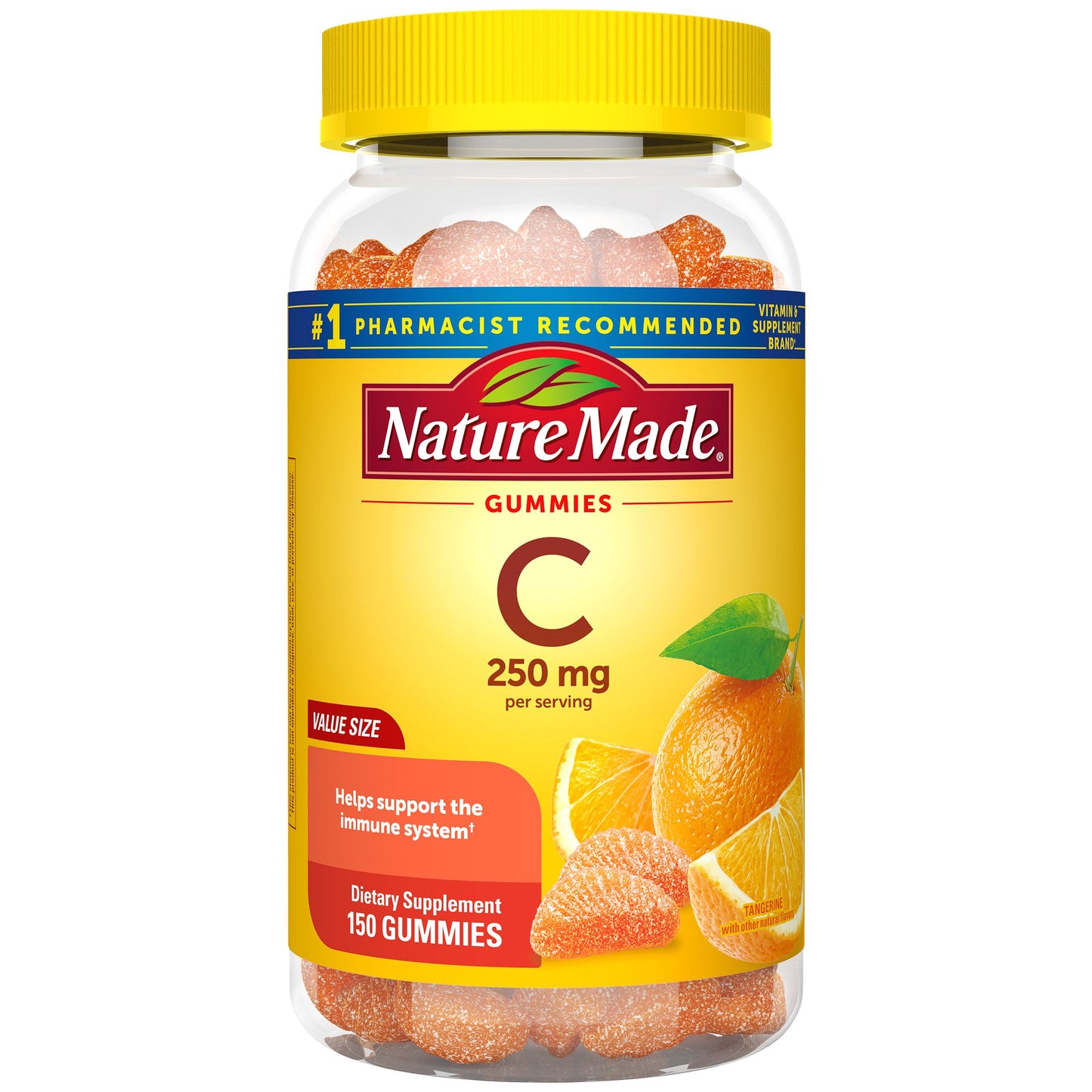 Nature Made Vitamin C 250 mg Adult Gummies - Tangerine