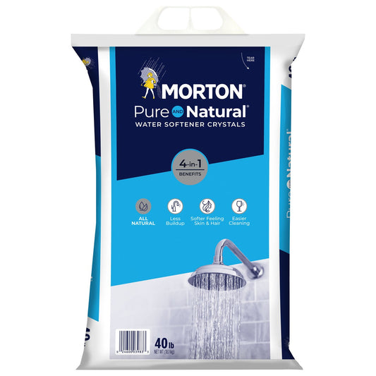 Morton Pure and Natural® Water Softener Salt Crystals