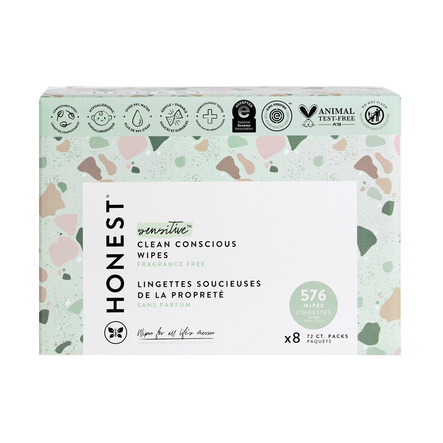 The Honest Company Clean Conscious Wipes - Geo Mood