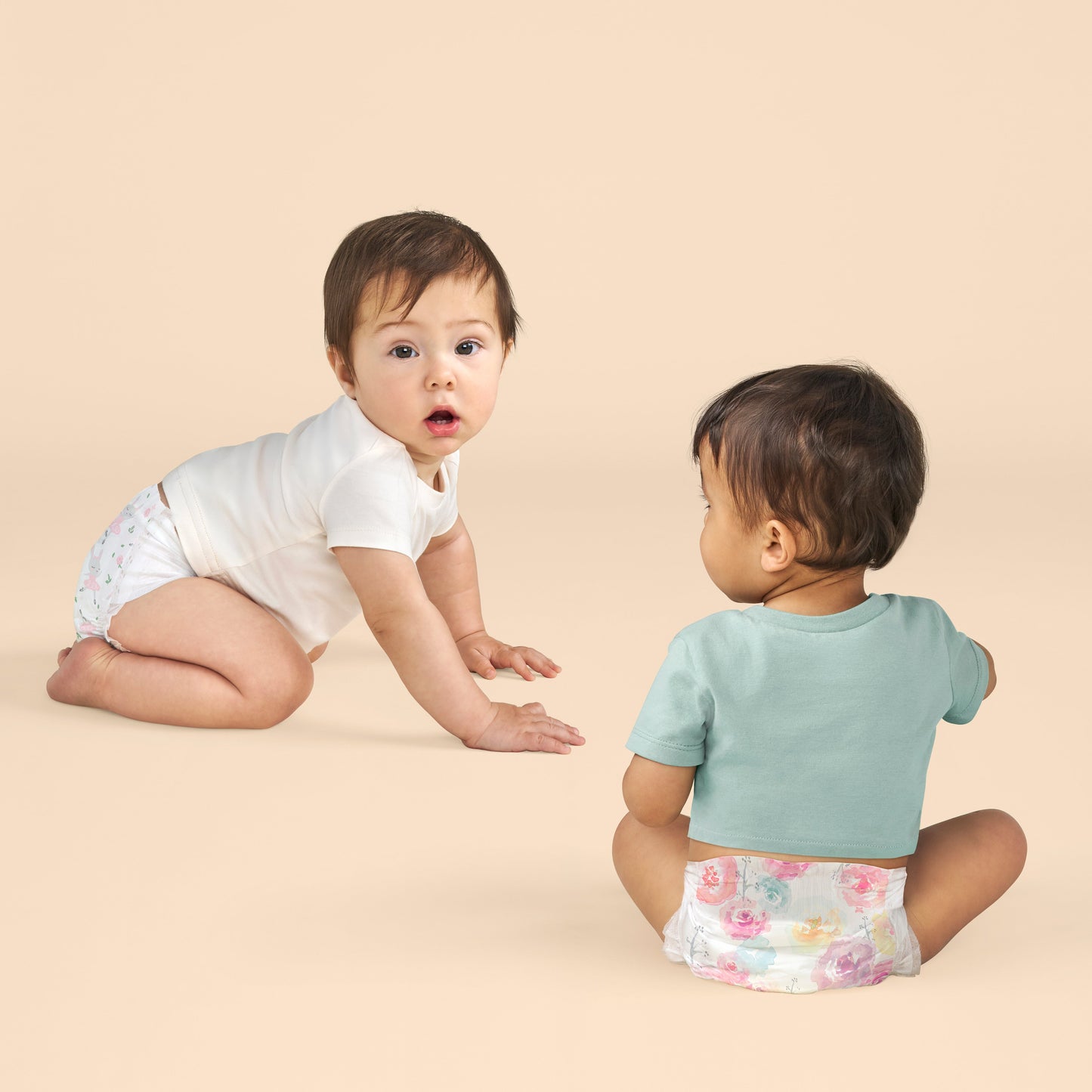The Honest Company Clean Conscious Diapers, Tutu Cute + Rose Blossom Print - Size 2