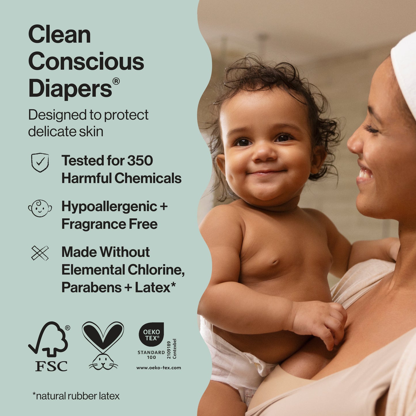 The Honest Company Clean Conscious Diapers Club Box - Size 4, 2 Print Pack