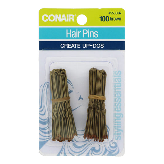 Conair Styling Essentials Brown Hair Pins