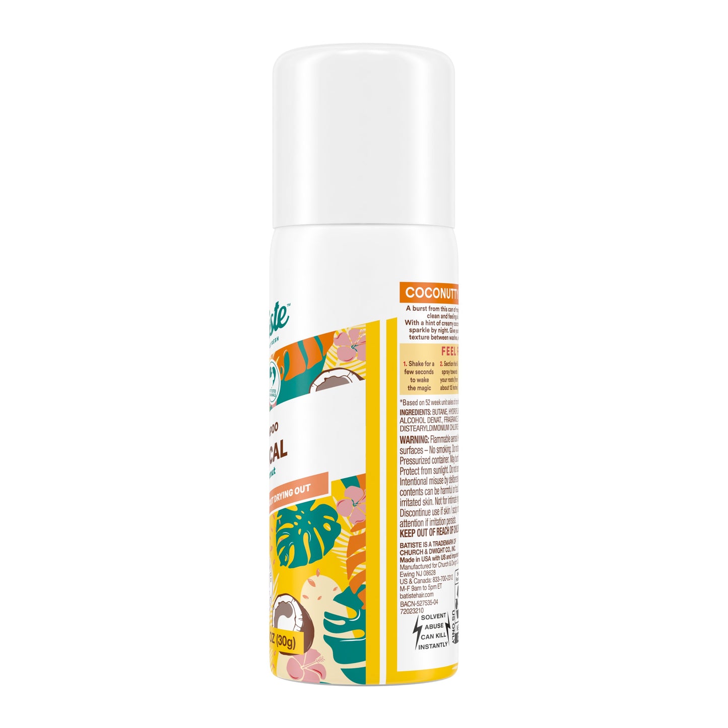 Batiste Travel Size Mini Dry Shampoo - Tropical