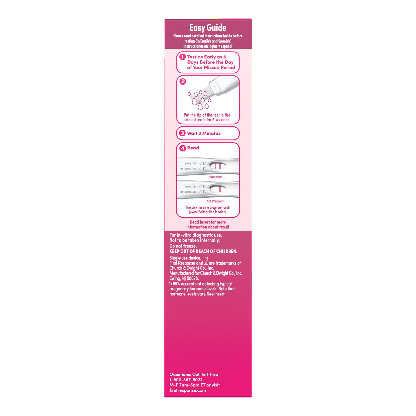 First Response Early Result Pregnancy Test