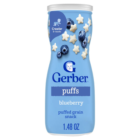 Gerber Snacks for Baby Grain & Grow Puffs - Blueberry