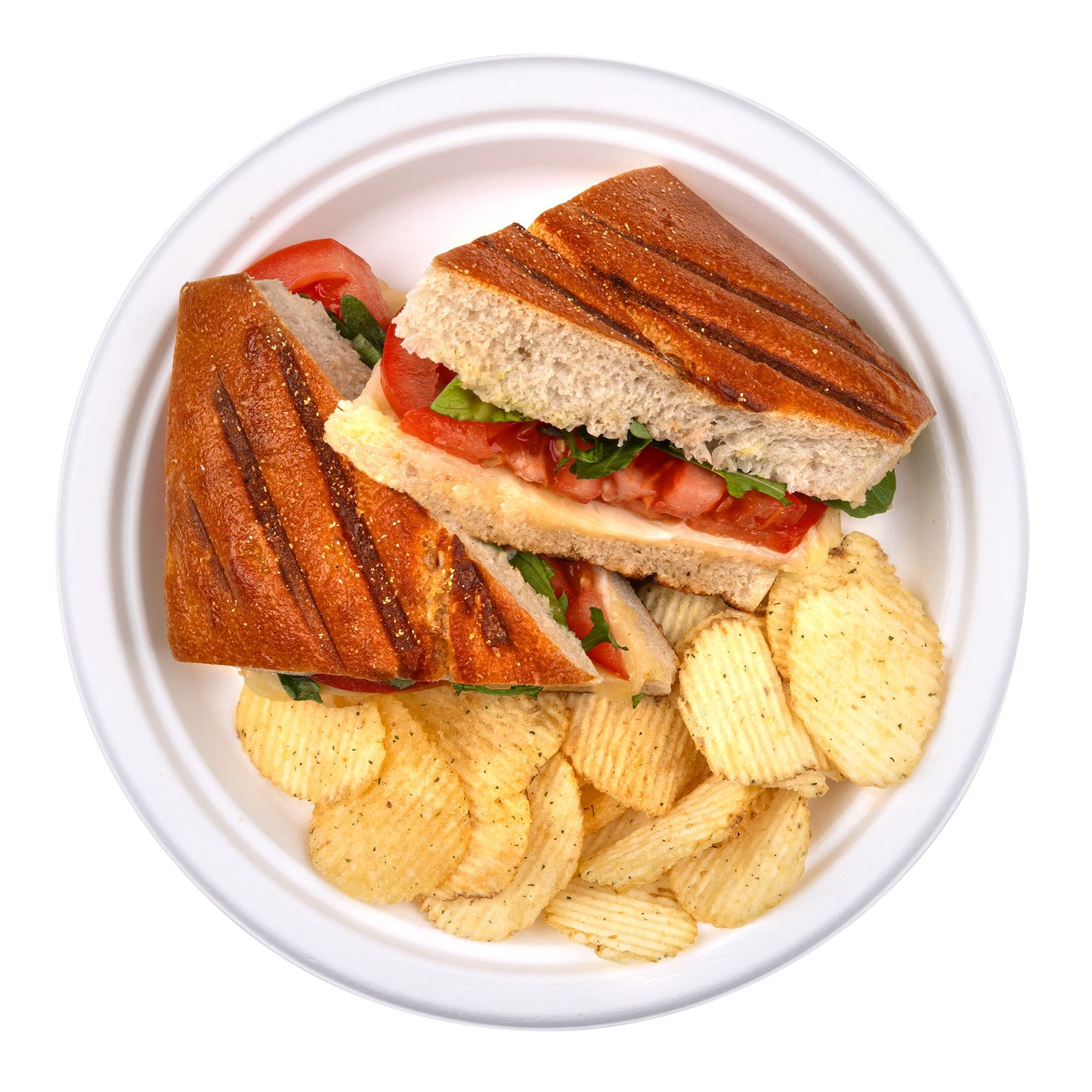 Elegant Living by H-E-B 8.5" Round Paper Plates