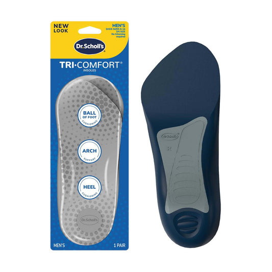 Dr. Scholl's Comfort Tri-Comfort Insoles, Men's Size 8-12