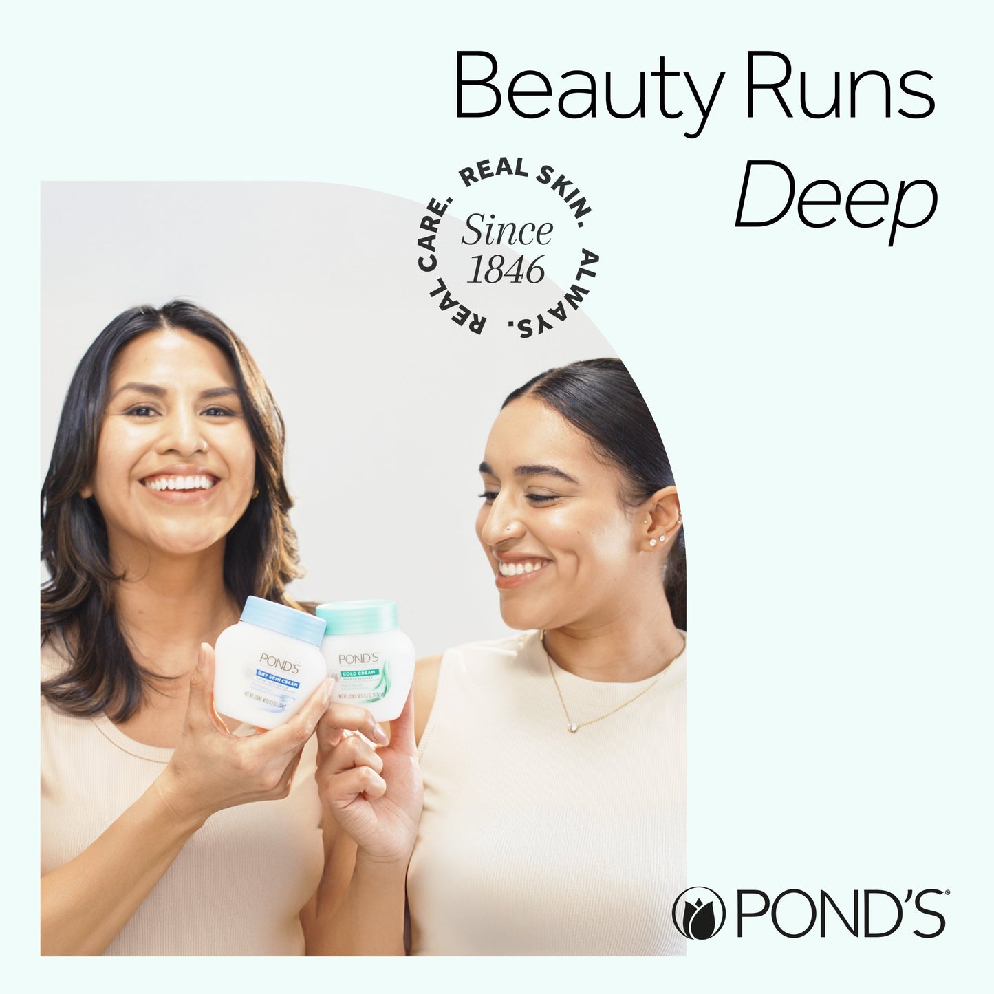 Pond's Crema S Moisturizing Face Cream for Dry to Very Dry Skin
