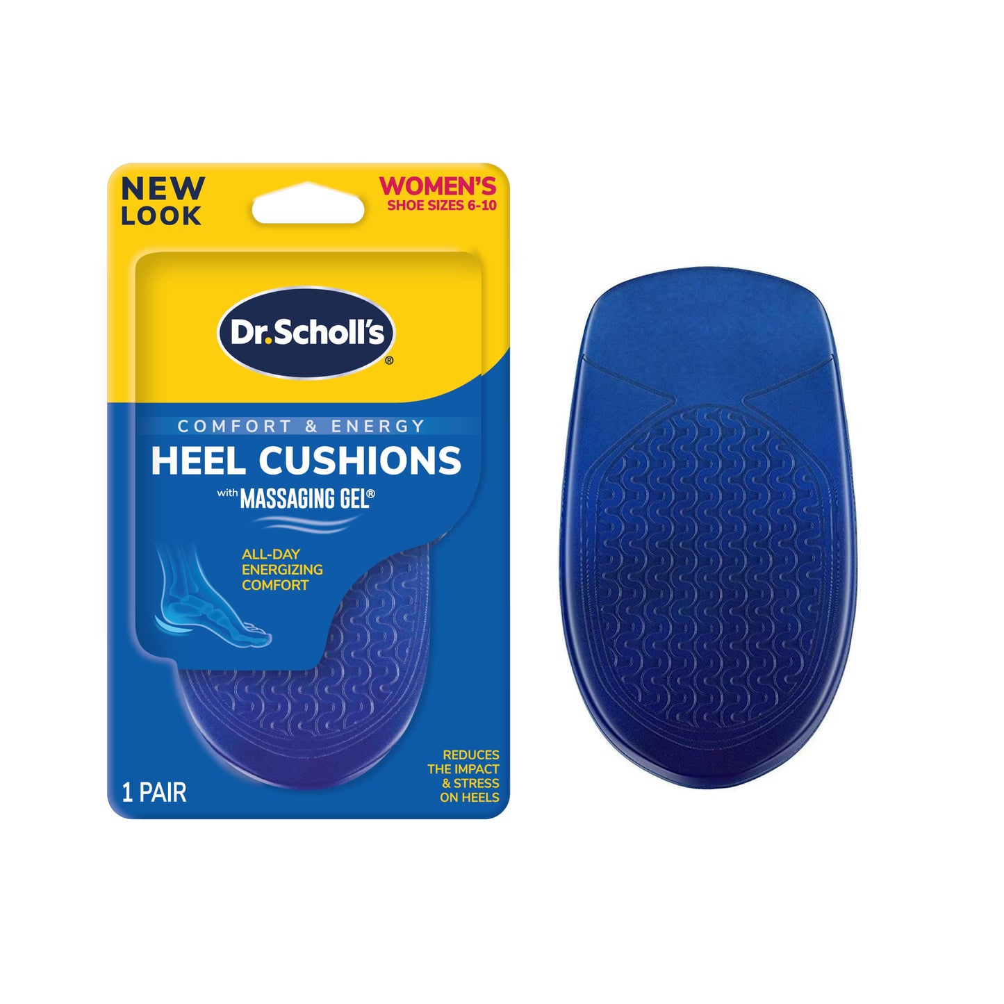 Dr. Scholl's Massaging Gel Heel Cushions Women's Size 6-10