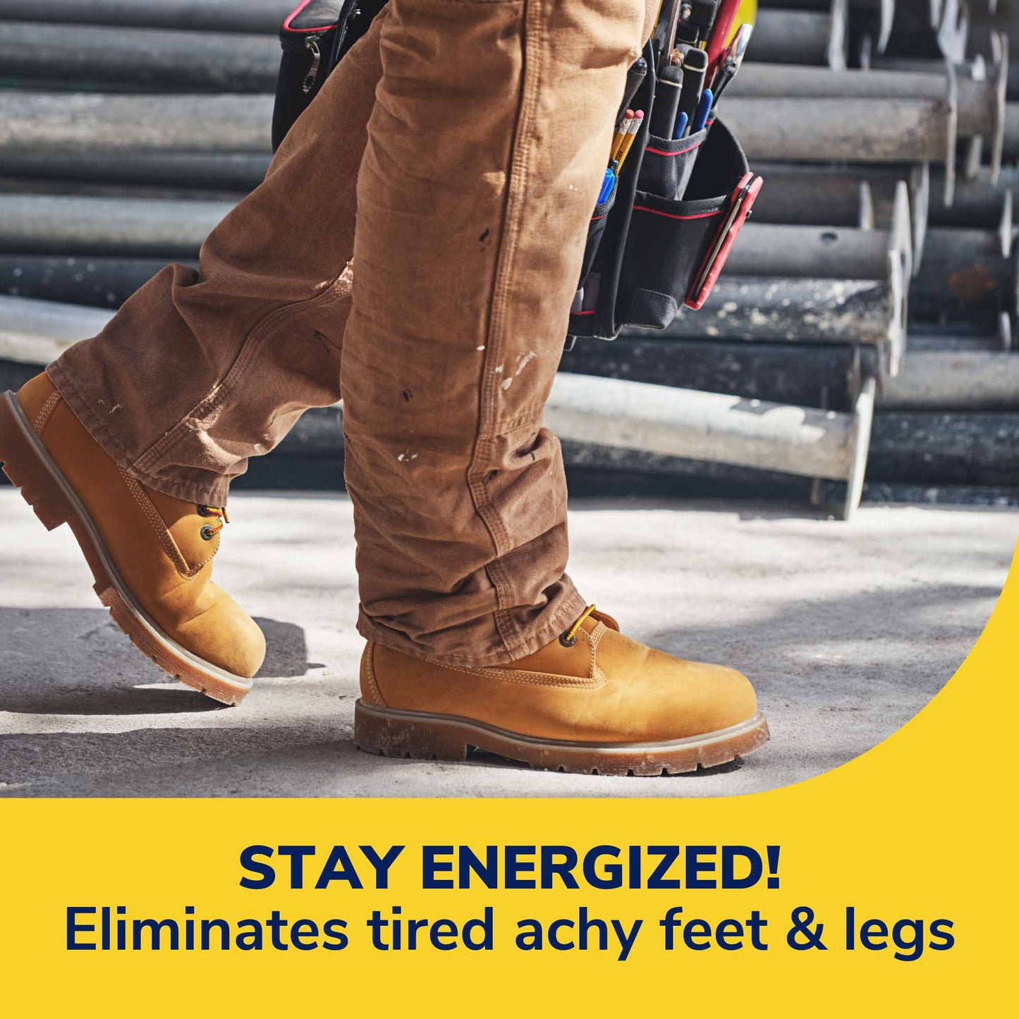Dr. Scholl's Work All-Day Superior Comfort Insoles with Massaging Gel - Men's Trim to Fit